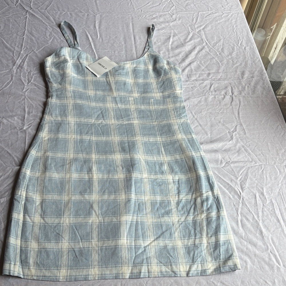 Forever 21 Blue Plaid Dress